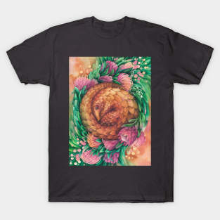 Watercolor pangolin T-Shirt